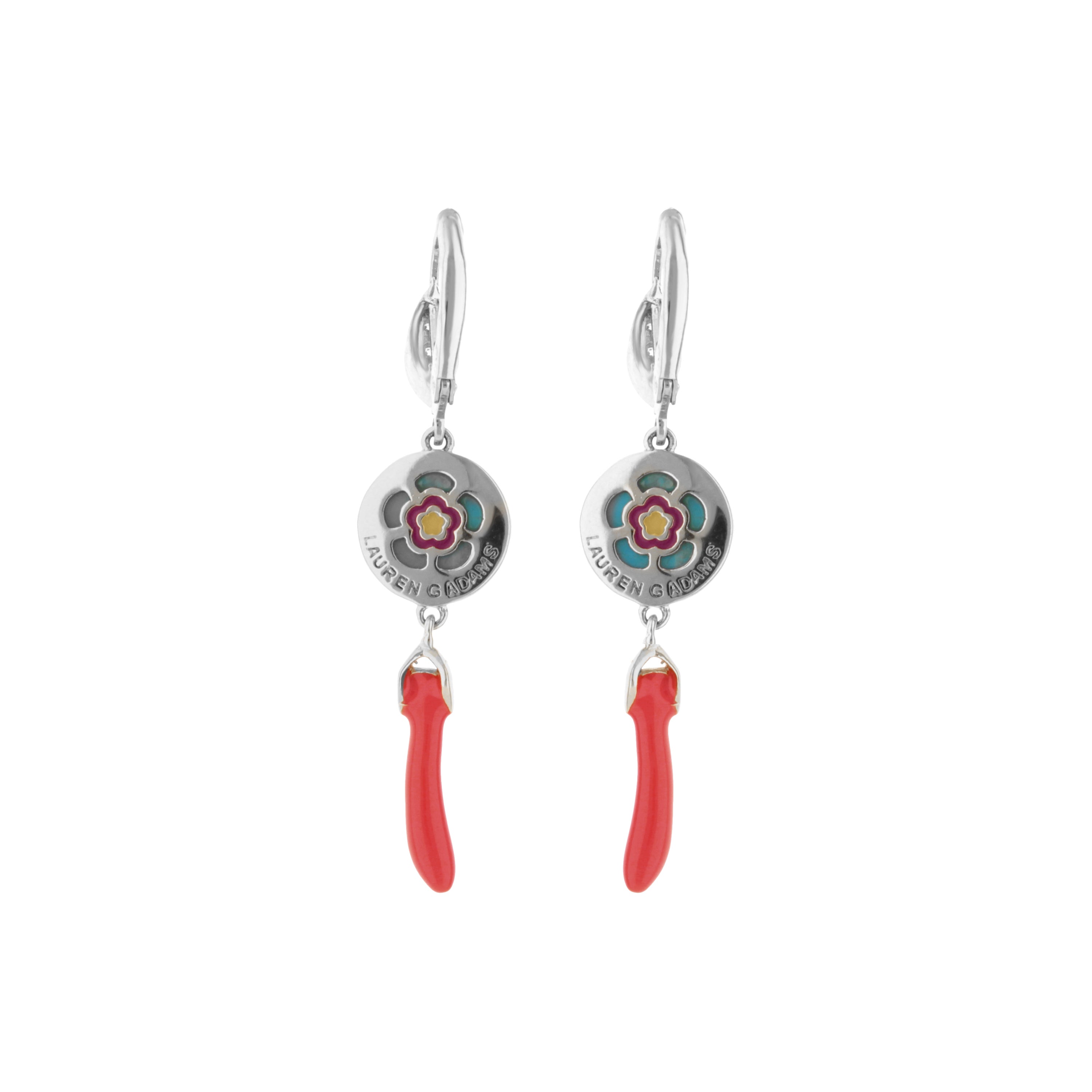 Pretty Little Things Coral Earrings
