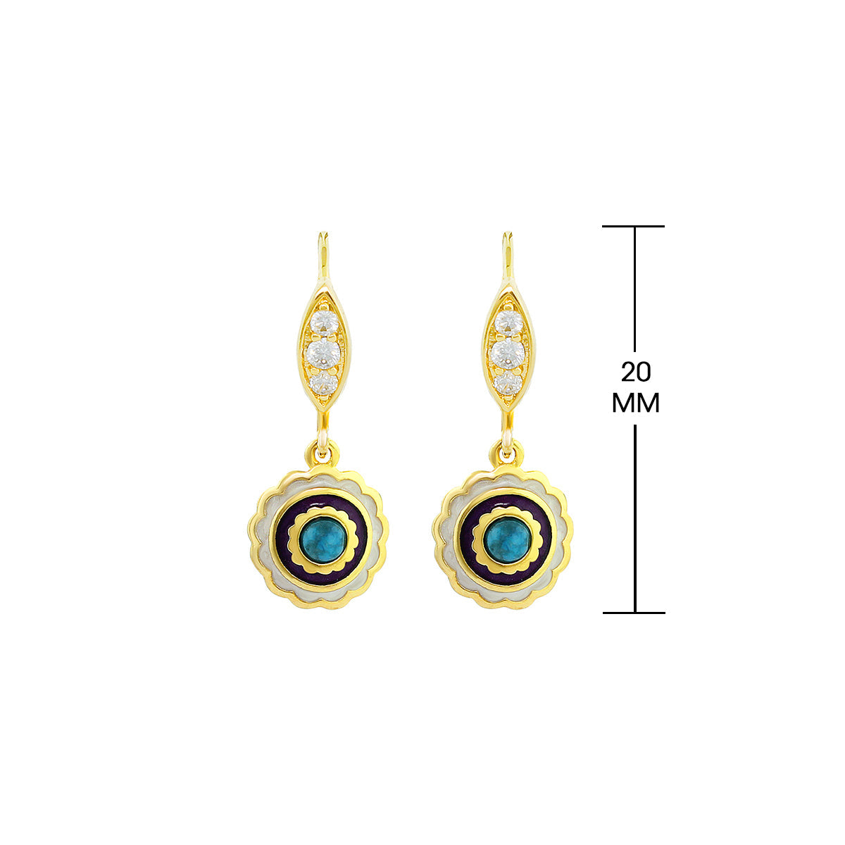 Lucky Hamsa Earrings