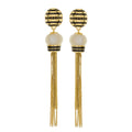Yellow Bumble Earrings