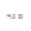 925 Princess Cut Earrings 1.3 Ct