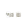 925 Princess Cut Earrings 2 Ct