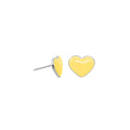 Enamel Heart Stud Earrings