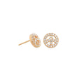 Girls Peace Sign Earrings