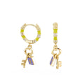 Lock and Key Earrings