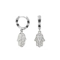 Girl's Hamsa Huggie Earrings
