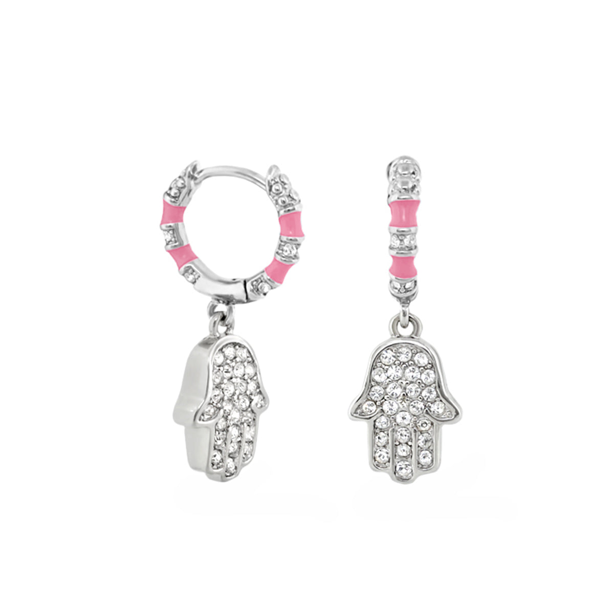 Girl's Hamsa Huggie Earrings