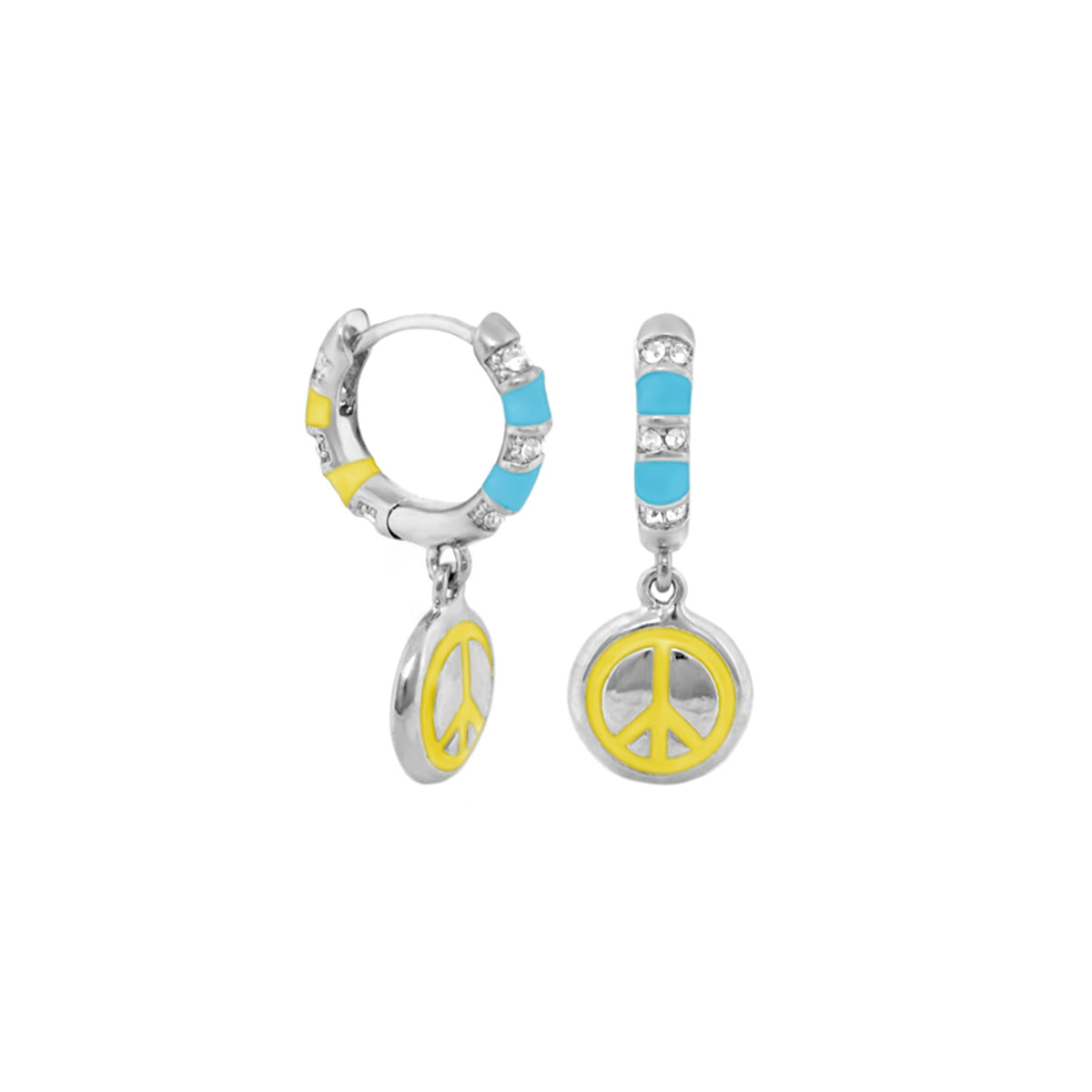 Groovy Kids Peace Sign Earrings