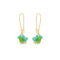 Dream Garden Frog Earrings