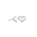 Heart Enamel Stud Earrings