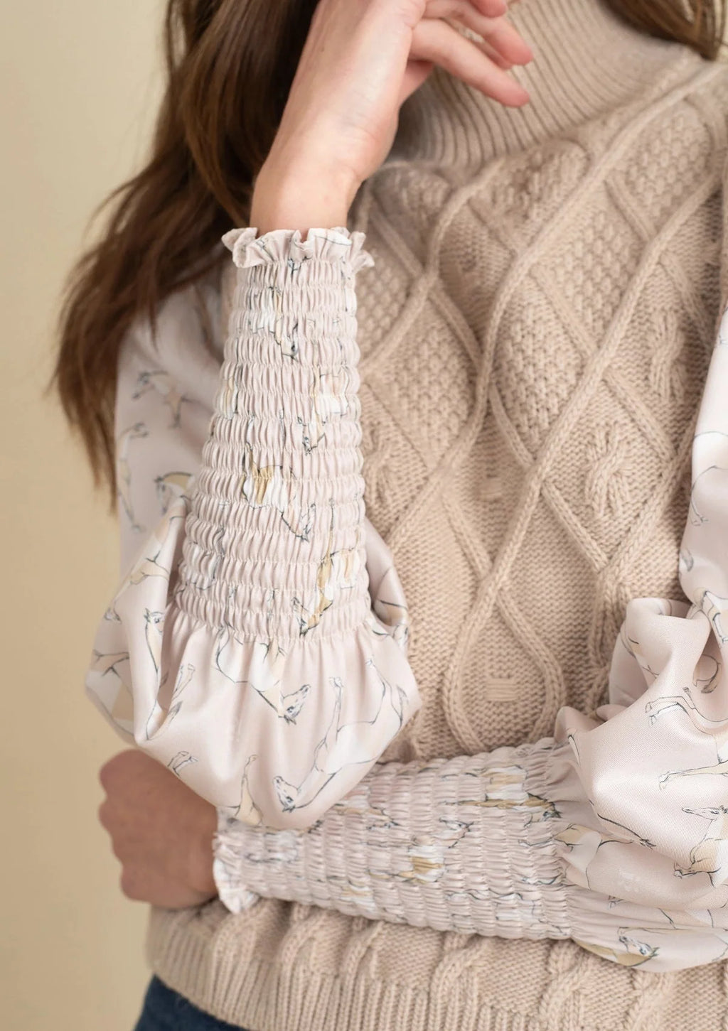 Ellie Cable Knit Sweater