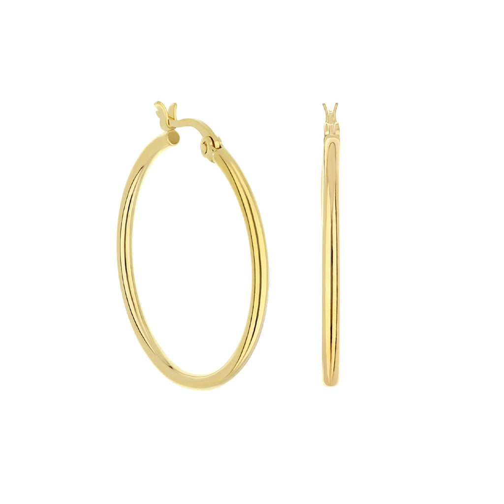 Plain Hoop Earrings