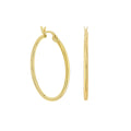 Plain Hoop Earrings