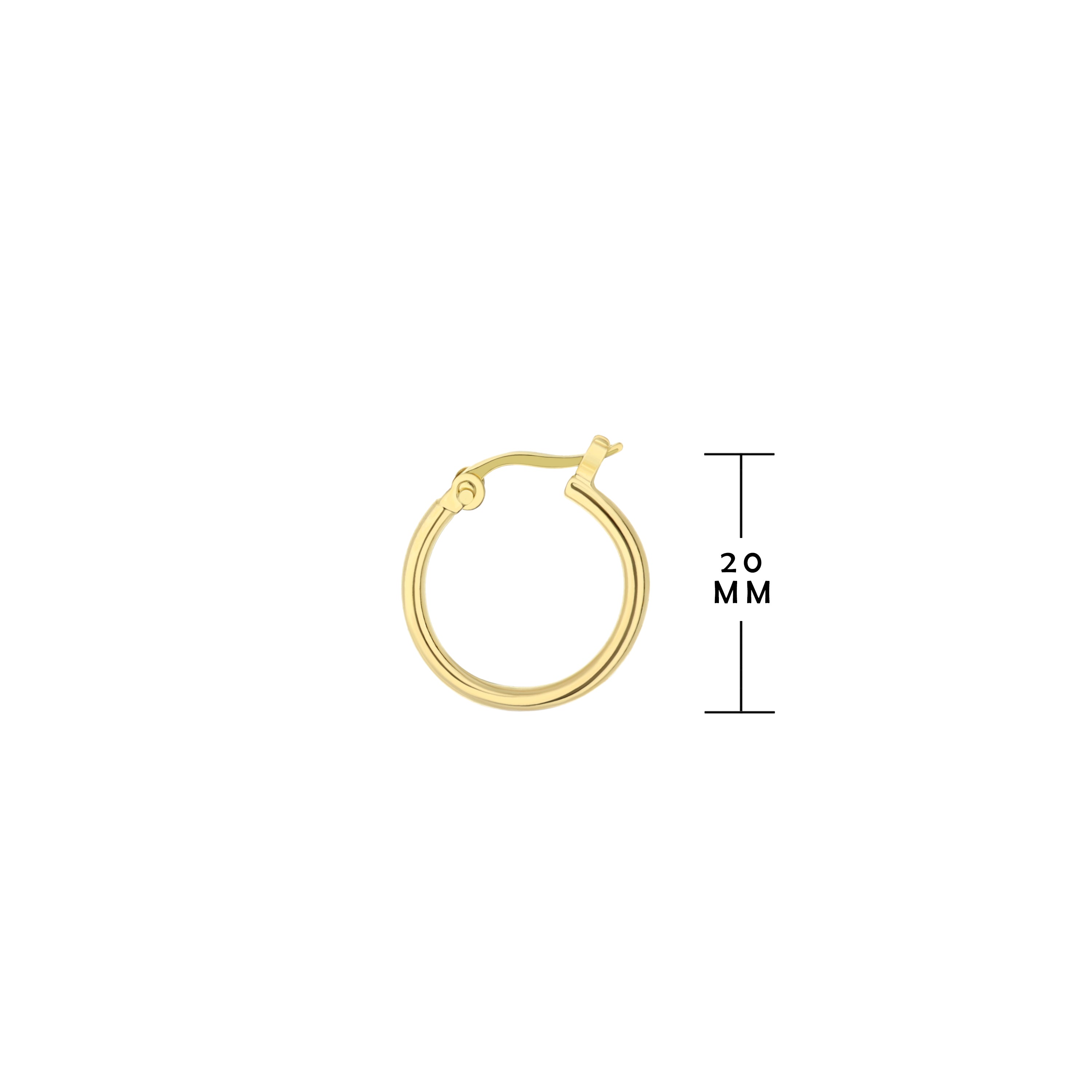 Plain Hoop Earrings