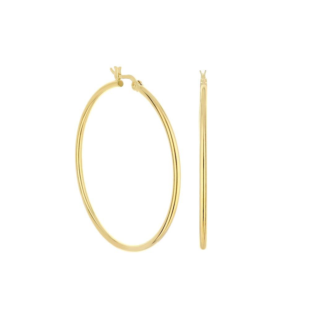 Plain Hoop Earrings