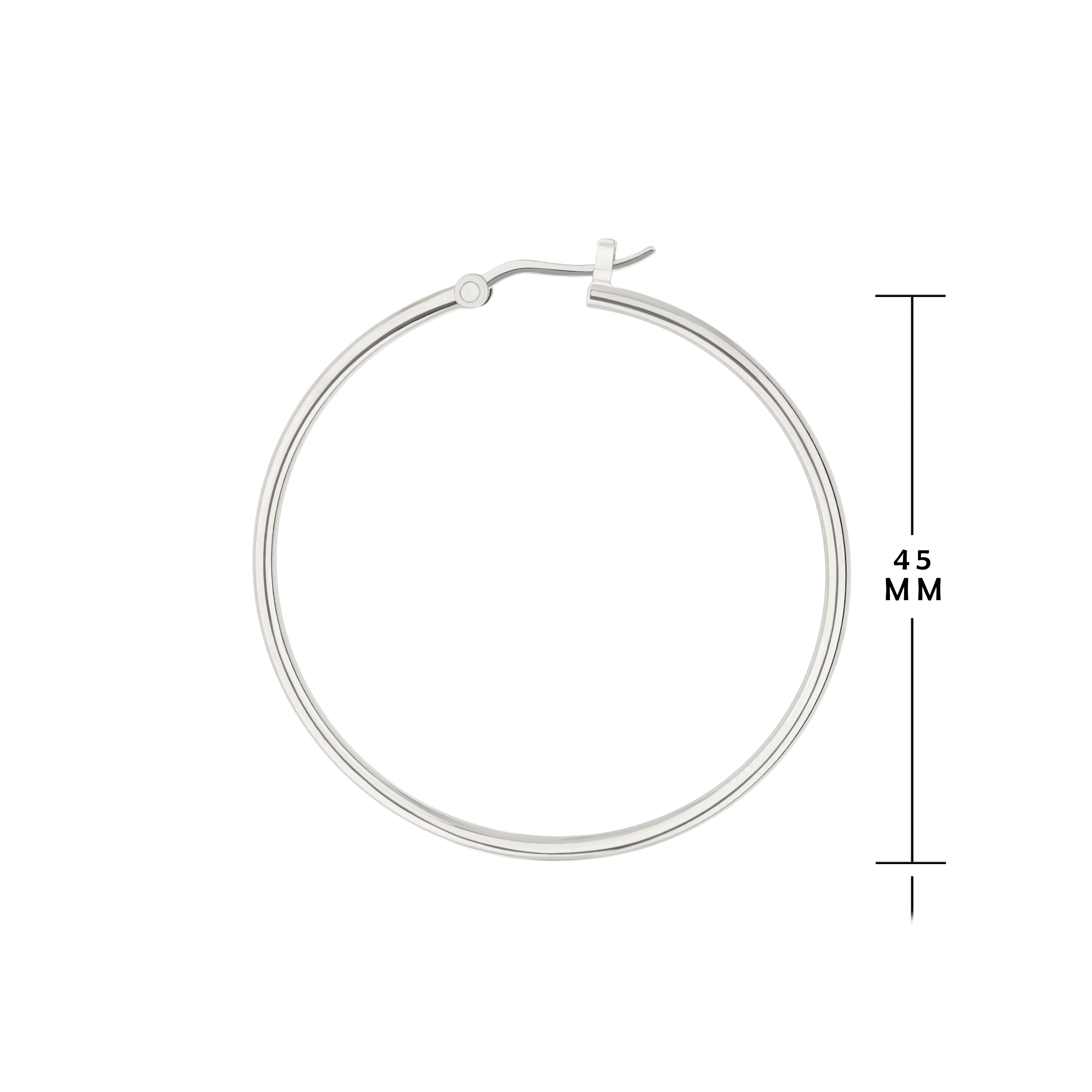 Plain Hoop Earrings