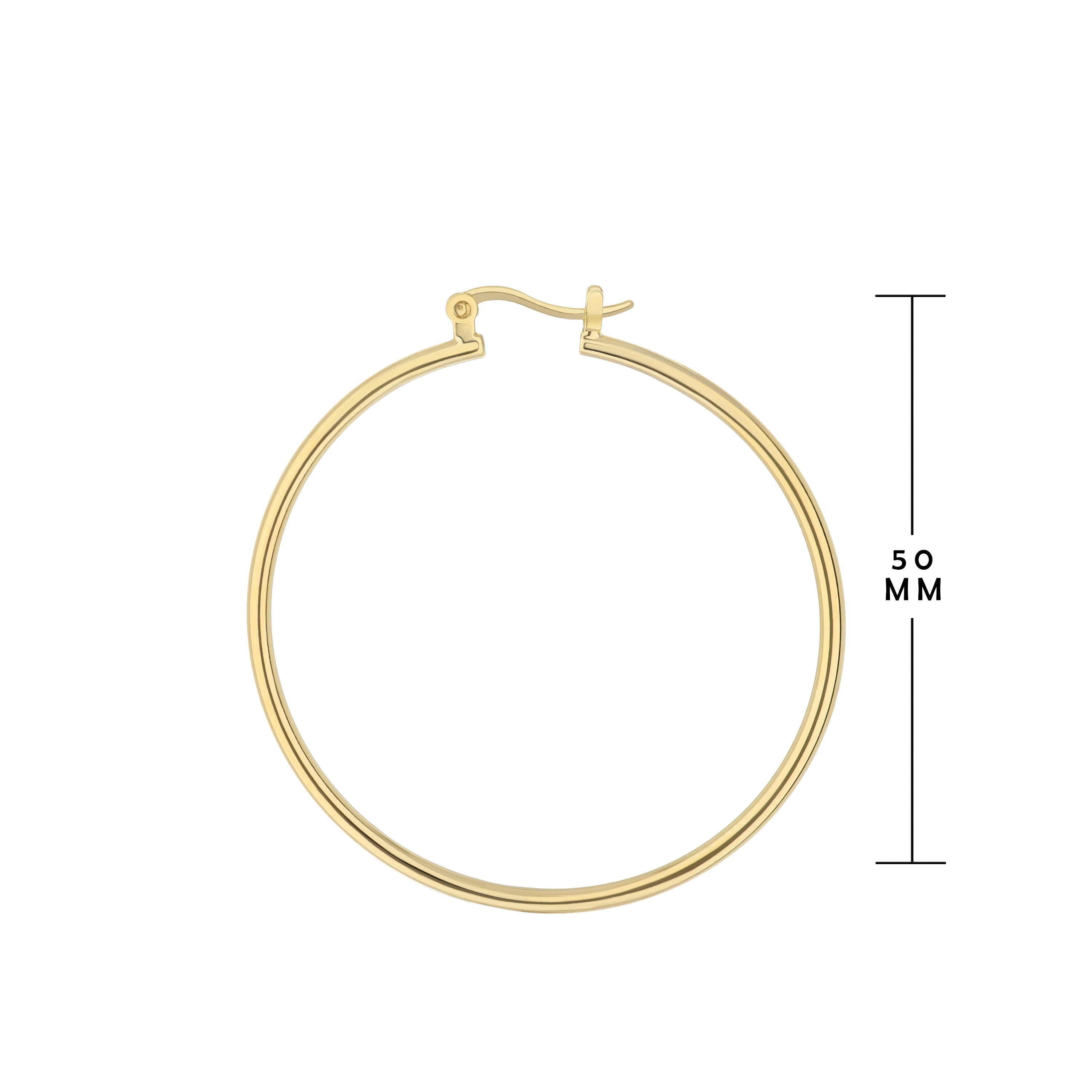 Plain Hoop Earrings