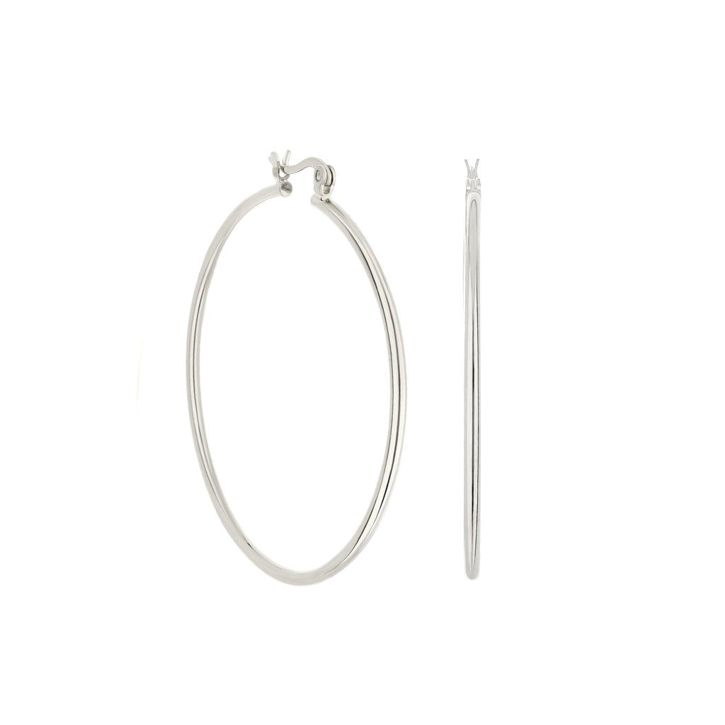 Plain Hoop Earrings