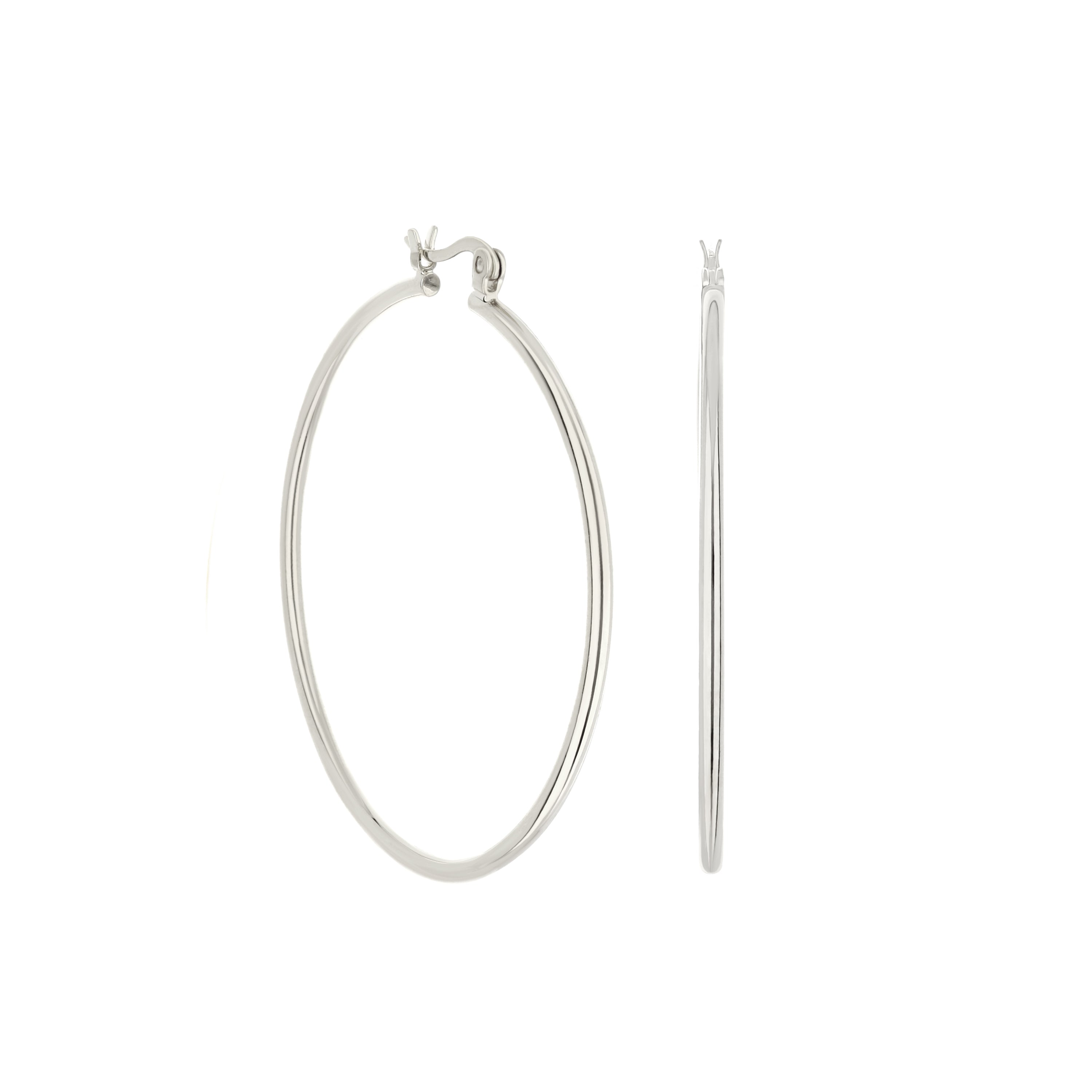 Plain Hoop Earrings