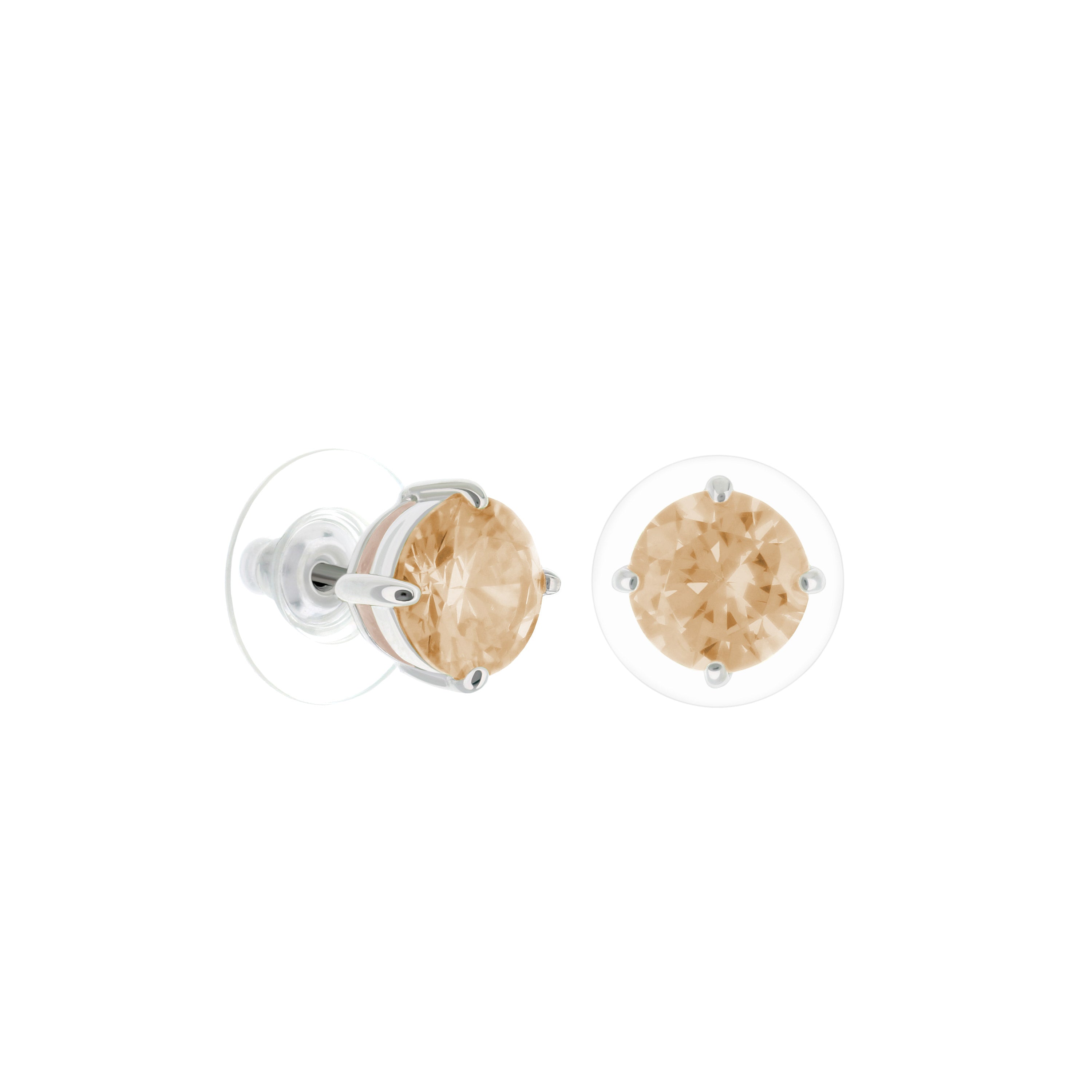 925 Stud Earrings 1.3 Ct