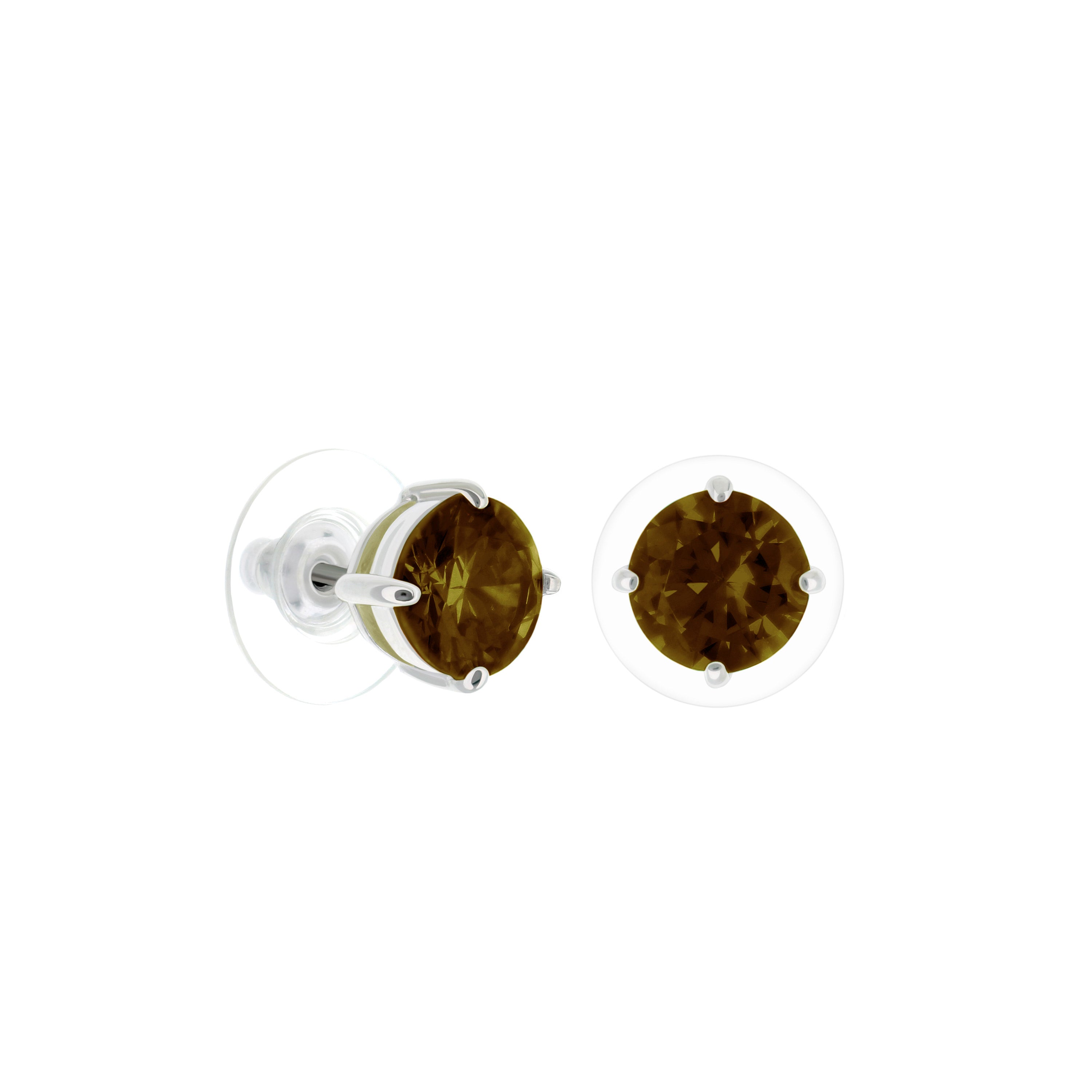 925 Stud Earrings 1.3 Ct
