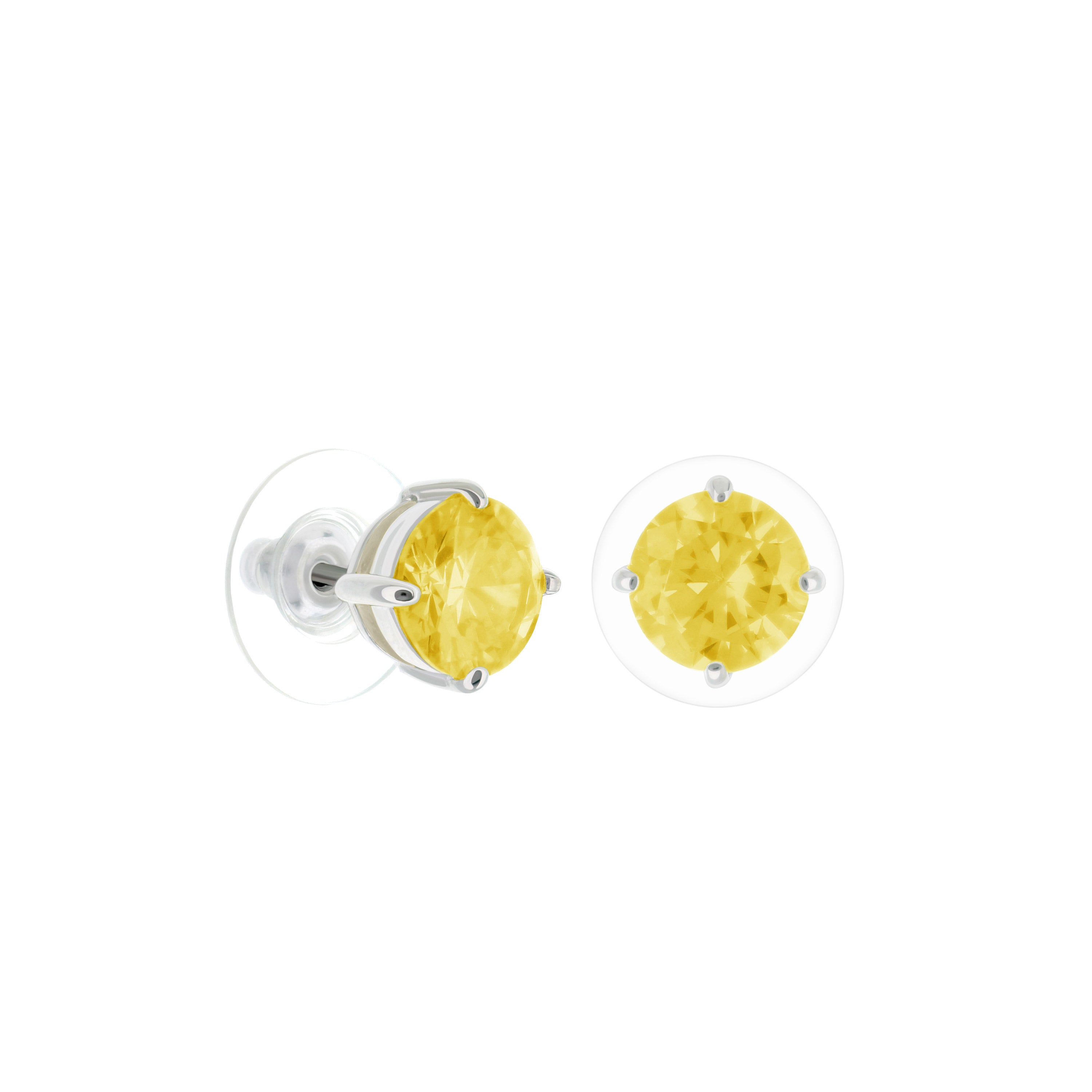 925 Stud Earrings 1.3 Ct