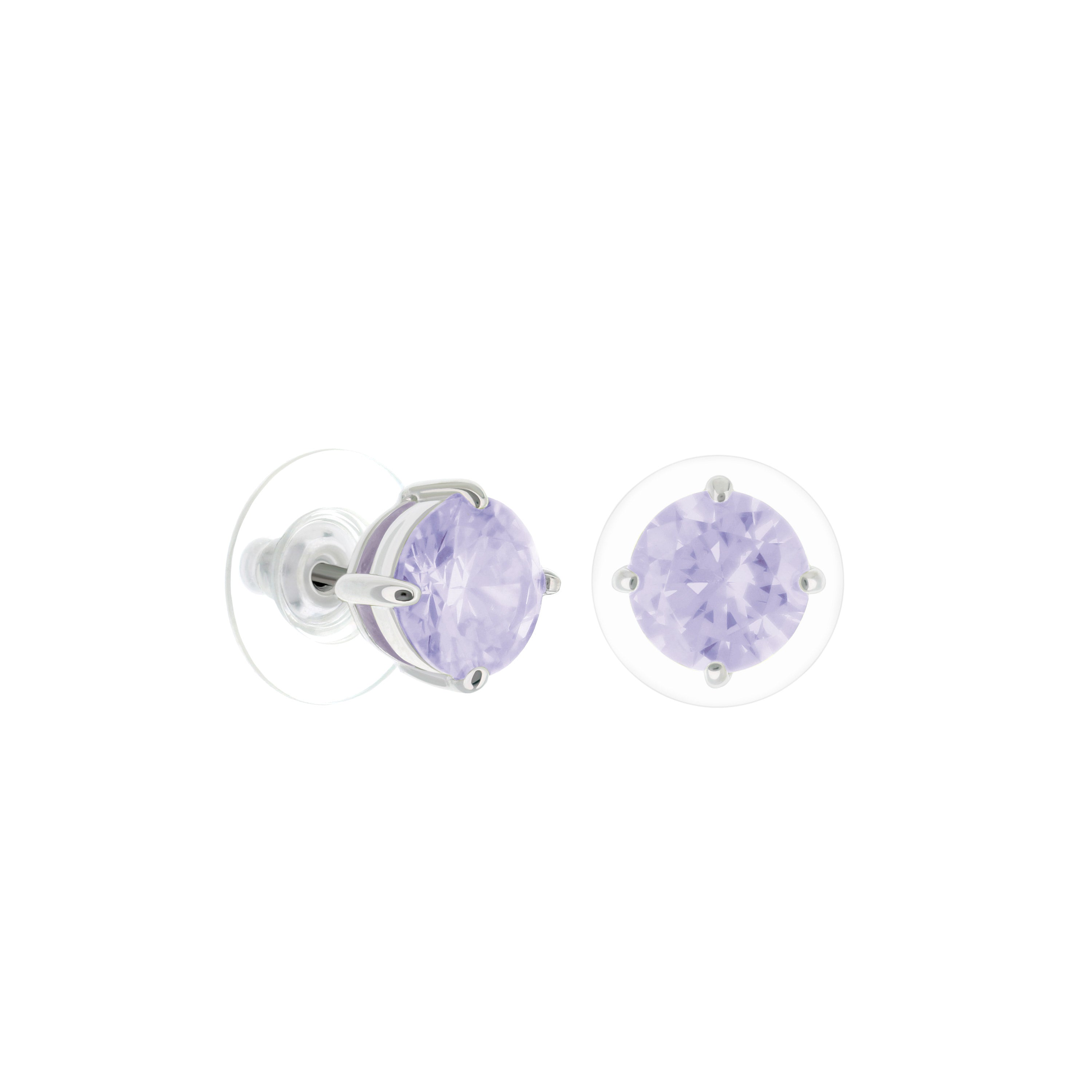 925 Stud Earrings 2 Ct