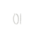Pave Hoop Earrings