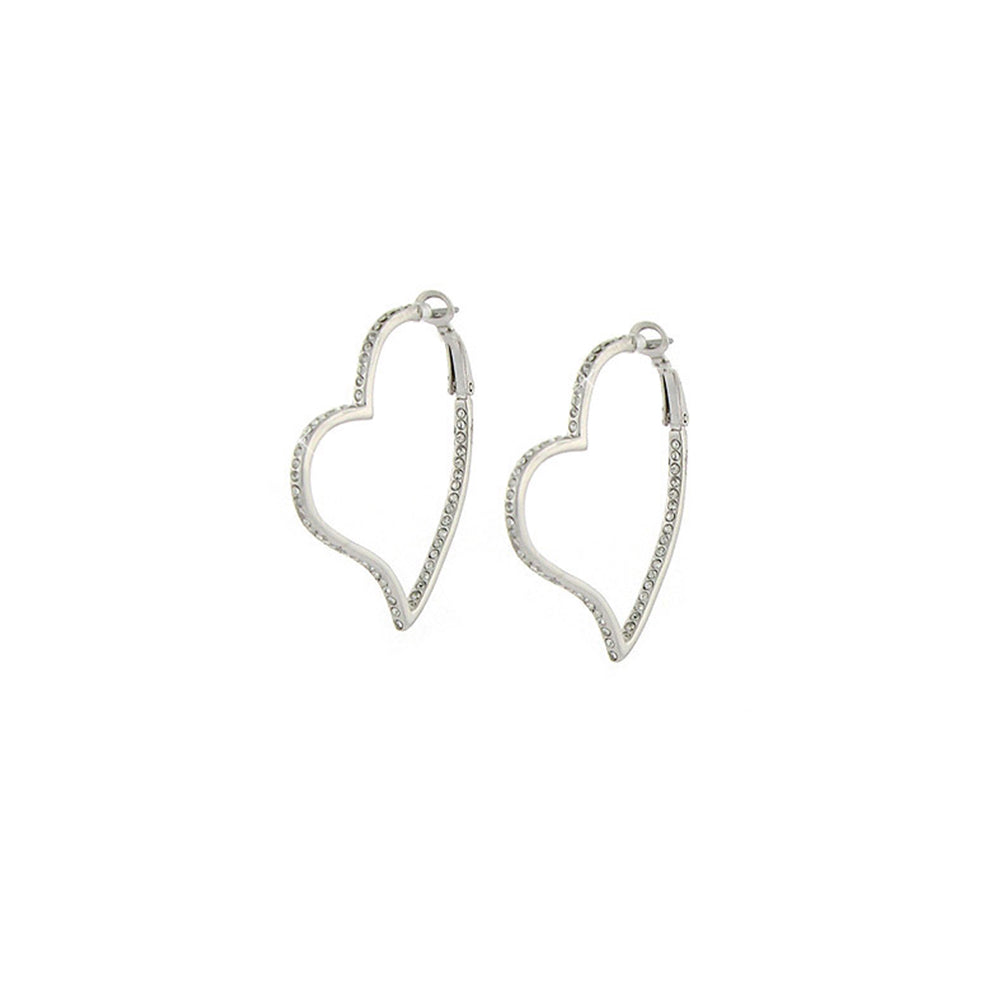 Heart Hoop Earrings