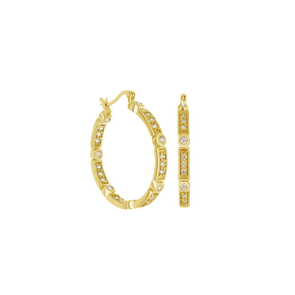 Sterling Silver Hoop Earrings