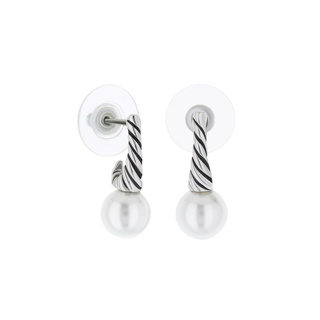 Antique Wire Pearl Earrings