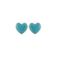 Heart Enamel Earrings