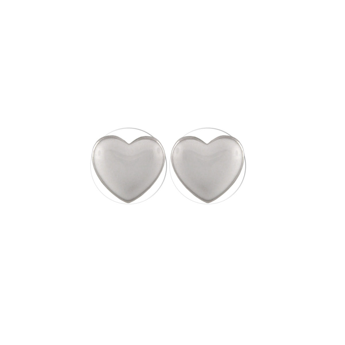 Heart Enamel Earrings