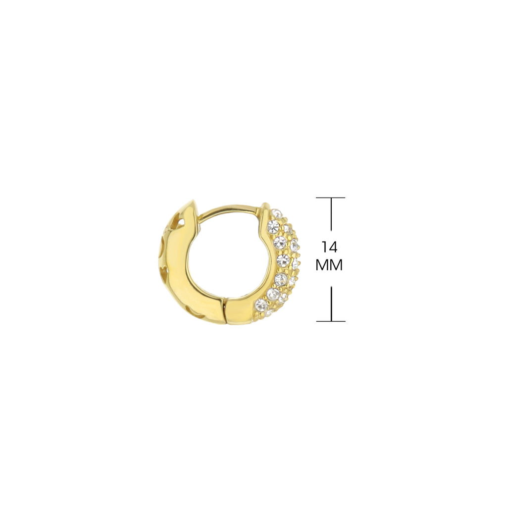 Glamour Pave 925 Earring
