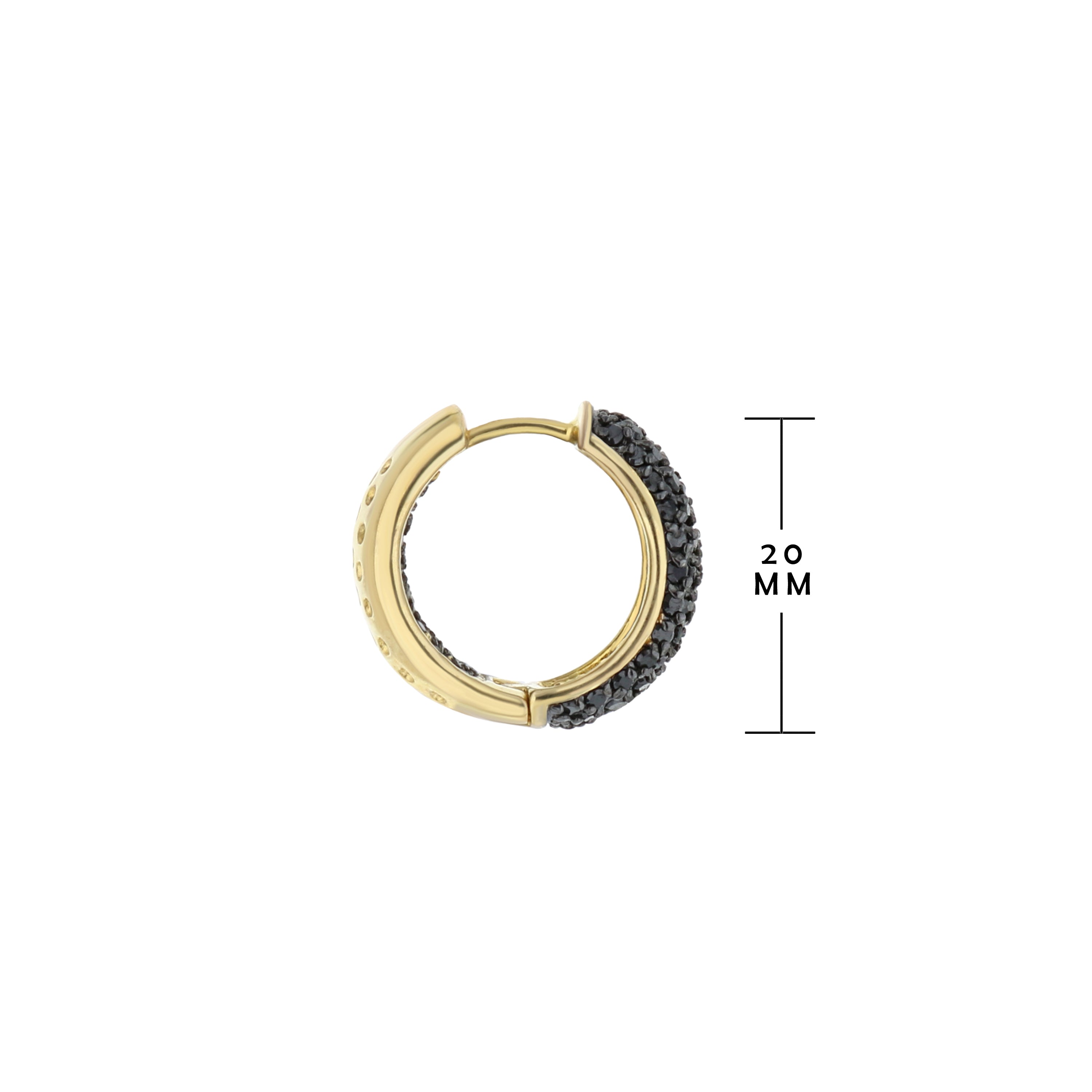 Glamour Pave .925 Earring