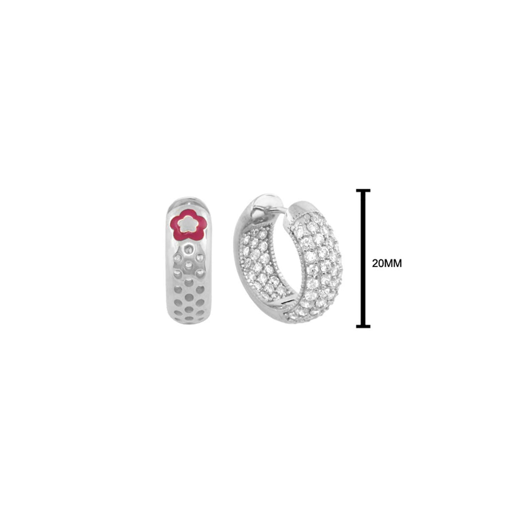 Glamour Pave .925 Earring