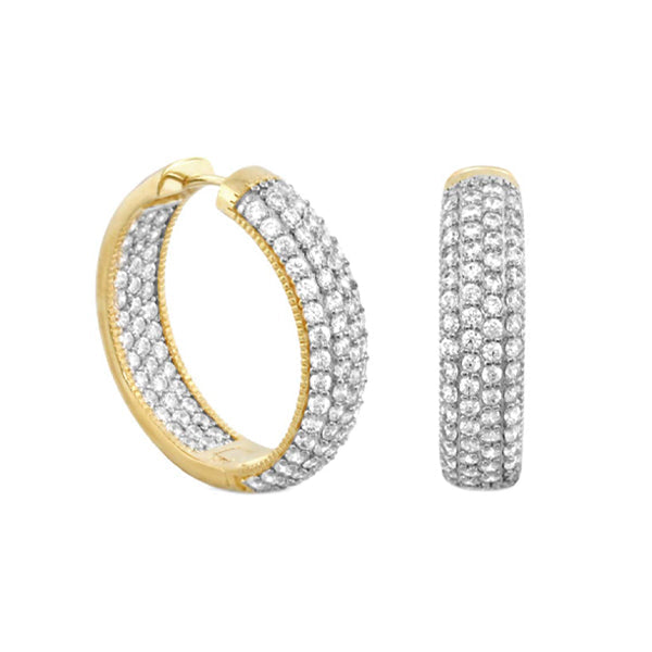 Glamour Pave .925 Earring