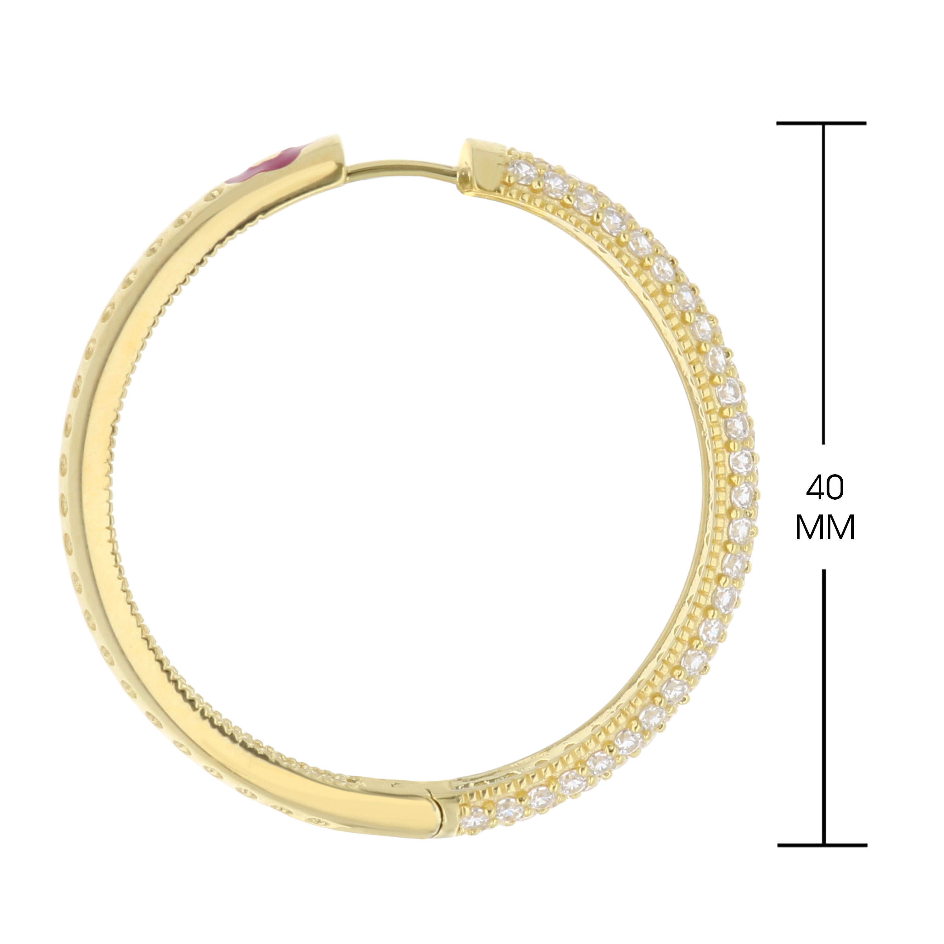 Glamour Pave .925 Earring