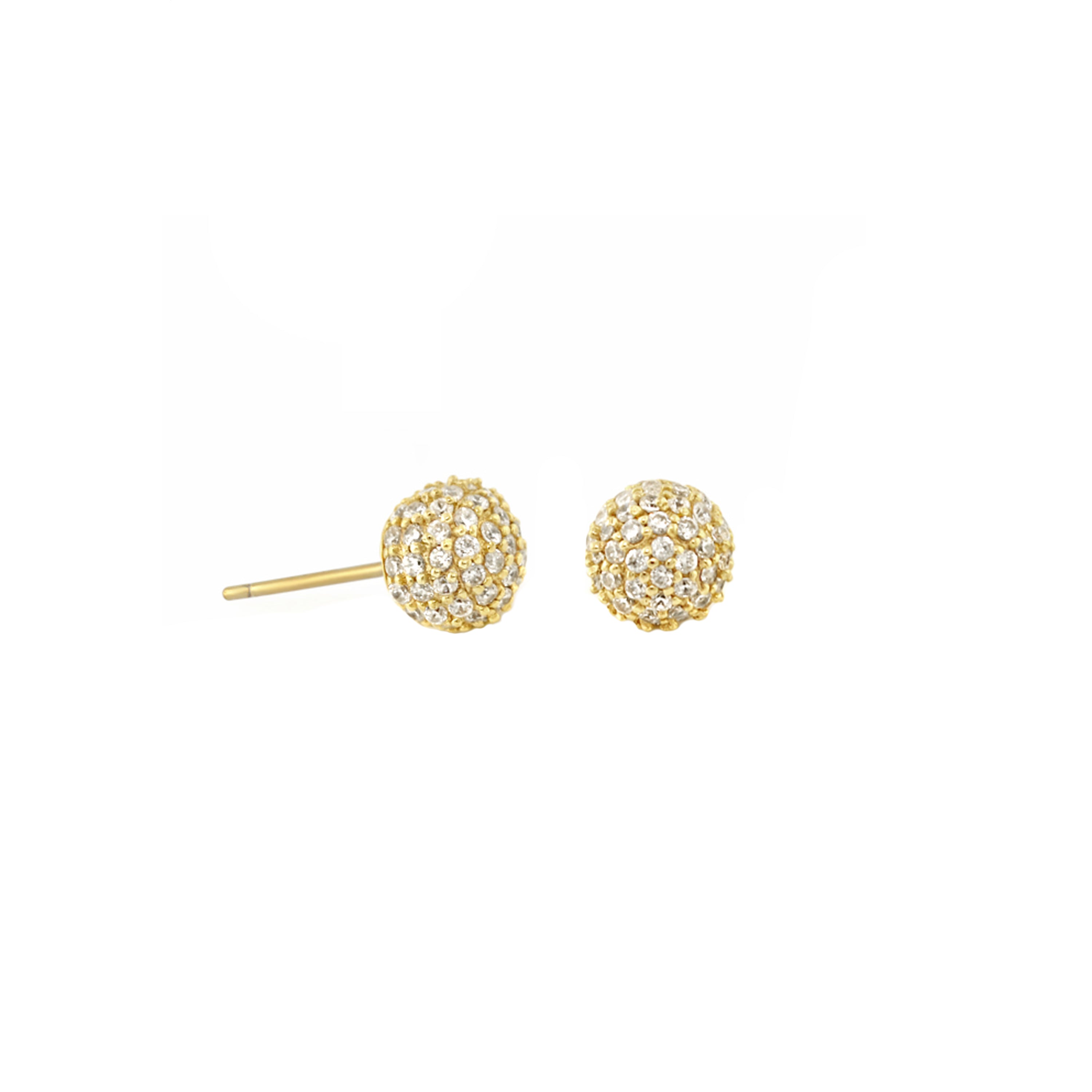 Glamour Pave .925 Earrings