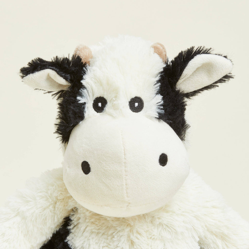 BLACK AND WHITE COW WARMIES 13"