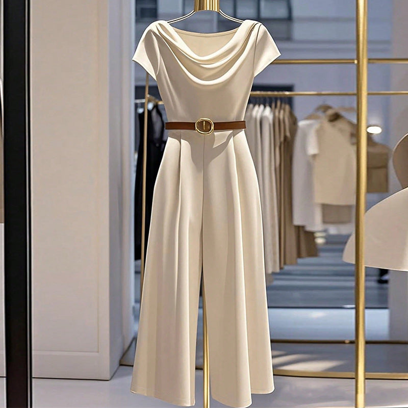 Elegant Satin Jumpsuit