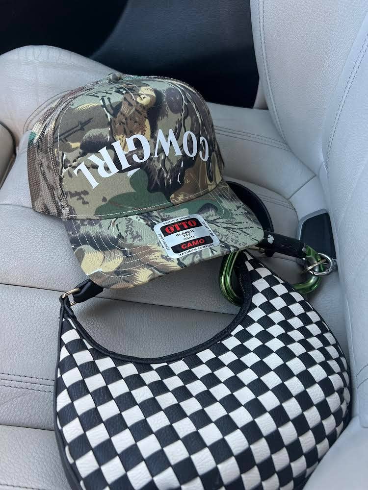 COWGIRL Camo Trucker Hat