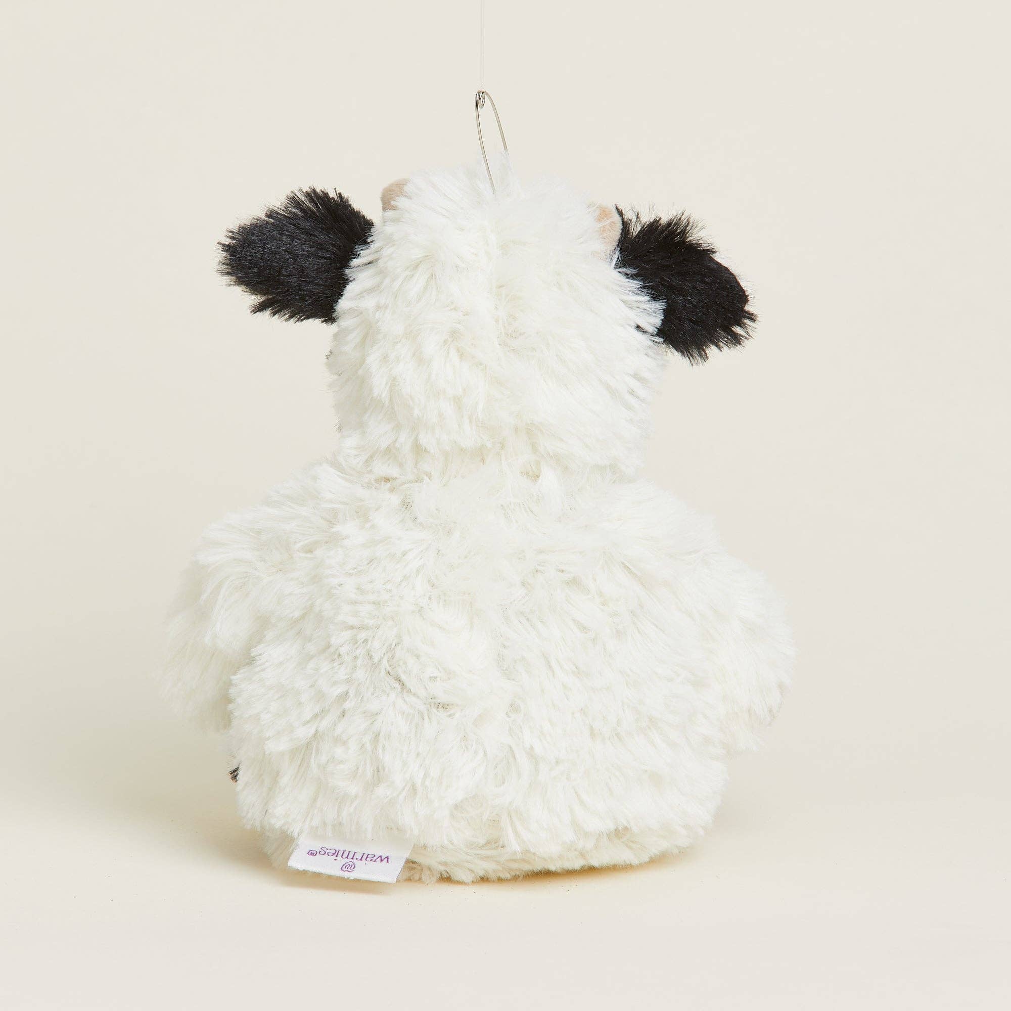 BLACK AND WHITE COW WARMIES JUNIOR 9"