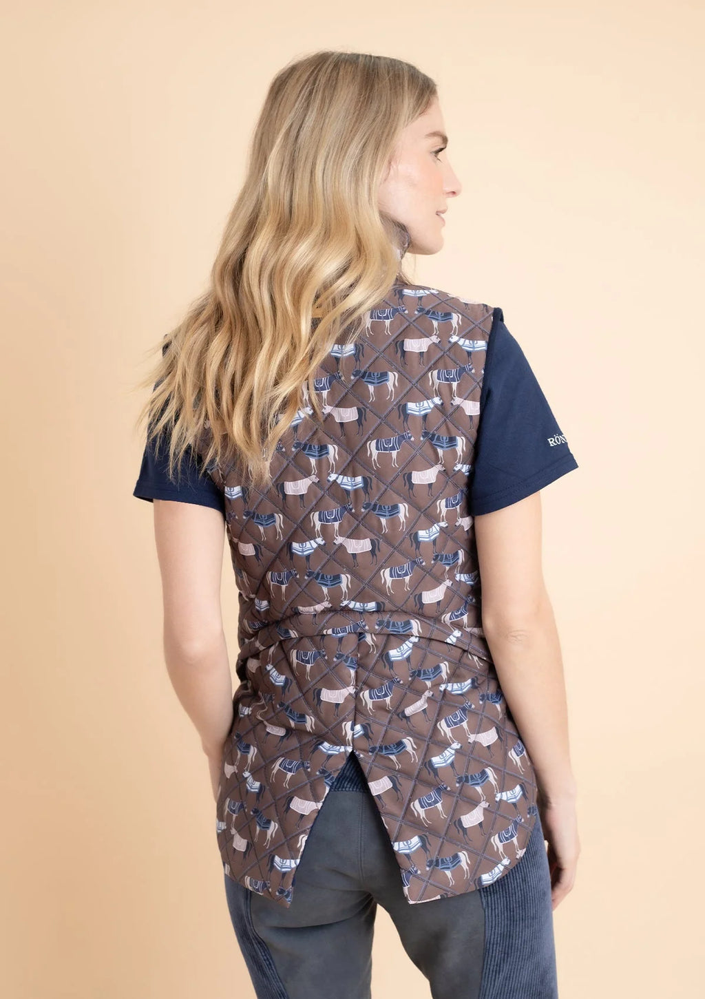 Florence Quilted Vest | Victory Print