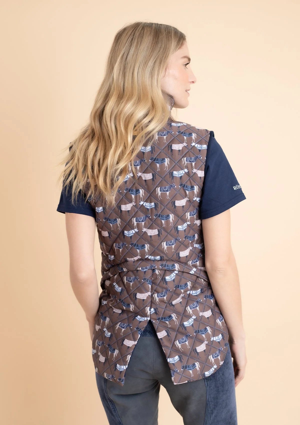 Florence Quilted Vest | Victory Print