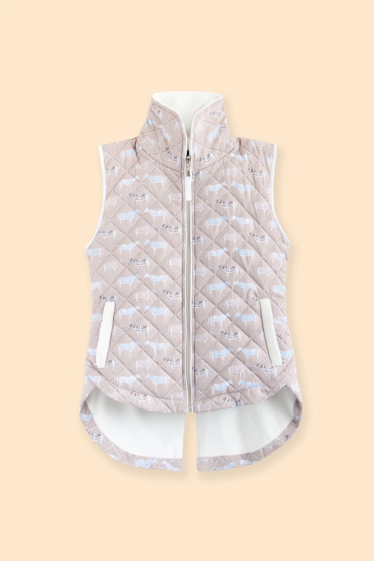 Florence Quilted Vest | Victory Print