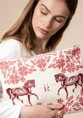 Embroidered Pouch | Flower Horses