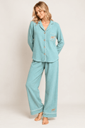 Free Spirit Cotton Pajama Set - Long