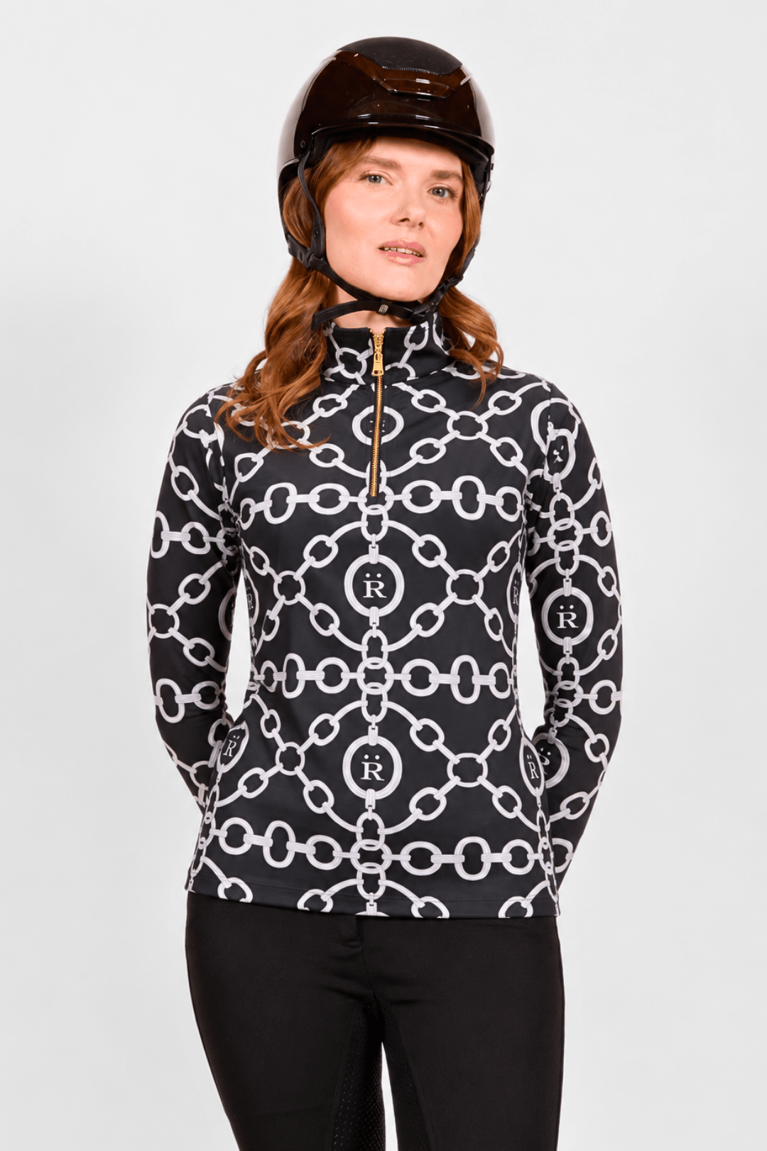 Harmony Q-Zip | Aros Print | Long Sleeve