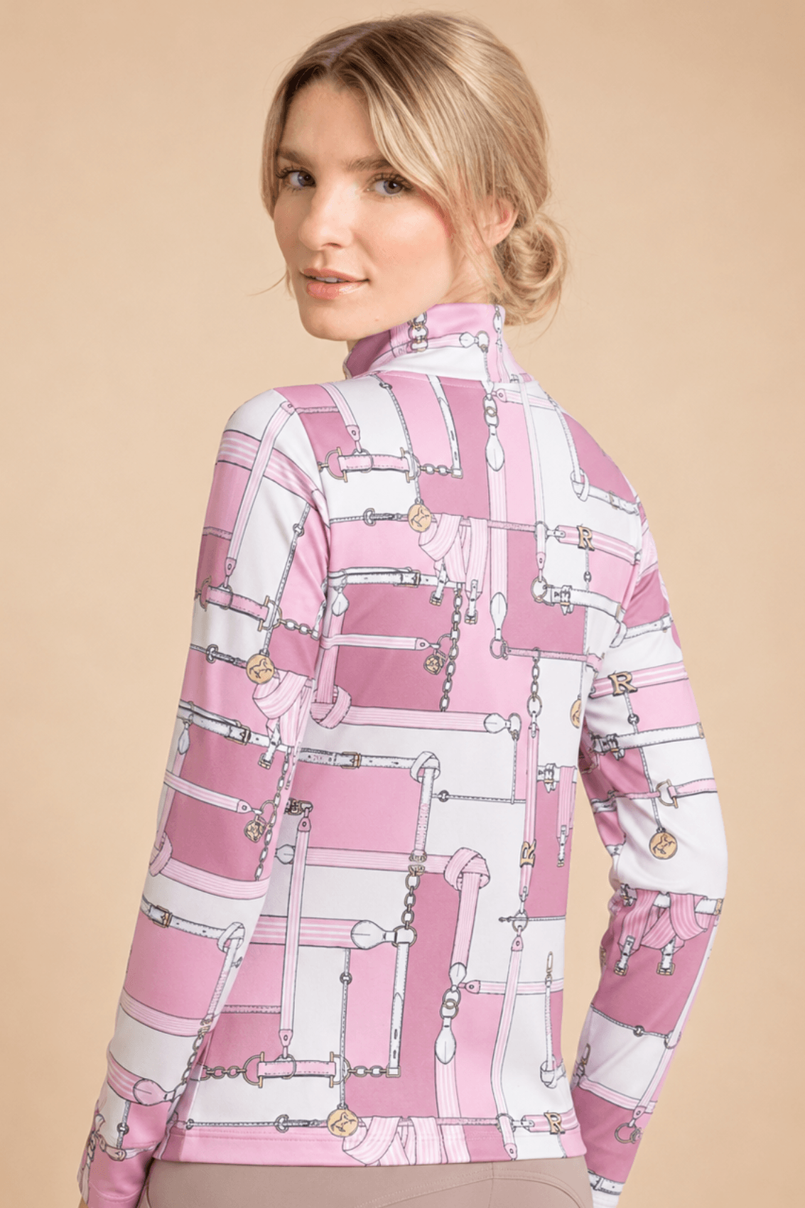 Harmony Q-zip | Jubilea Print | Long Sleeve