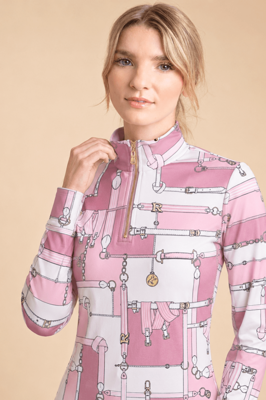 Harmony Q-zip | Jubilea Print | Long Sleeve